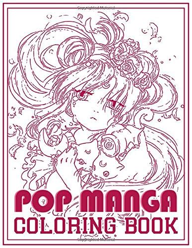 pop manga coloring book|More.